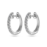 Diamond Hoop Earrings - Dracakis Jewellers
